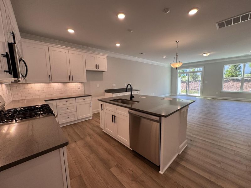 Furnished interior view inside a new home in Harrisburg Village Townhomes, Harrisburg (Image 5).