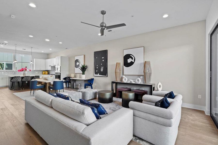 Furnished interior view inside a new home in , Austin (Image 8).