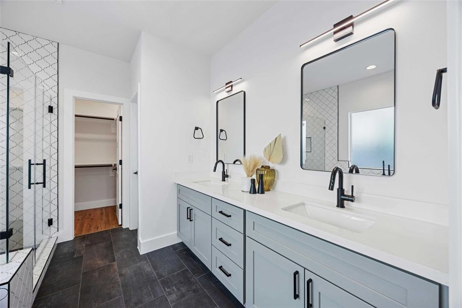 Furnished interior view inside a new home in , Houston (Image 9).