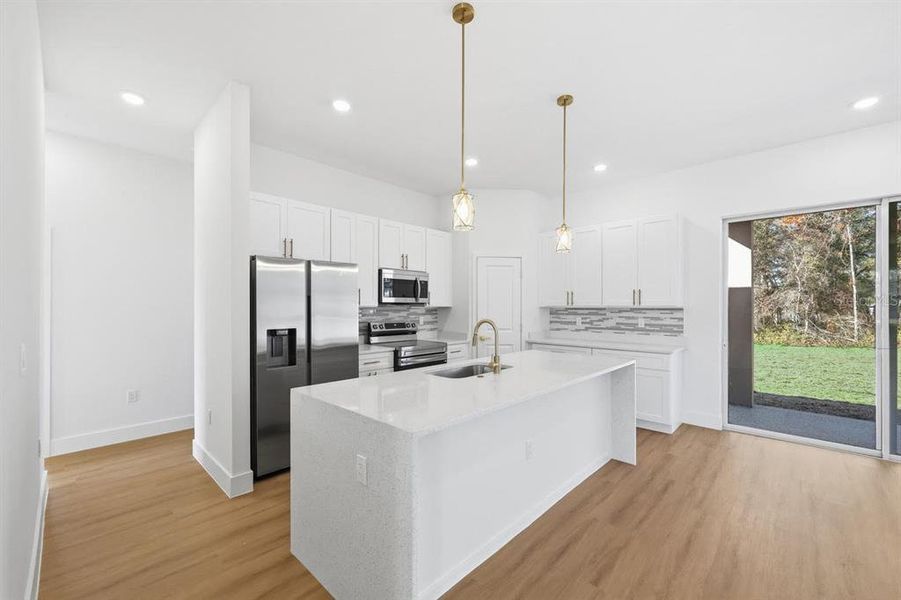 Furnished interior view inside a new home in , Ocala (Image 8).