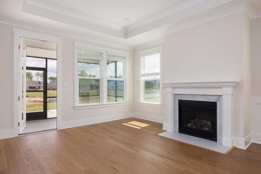 Spacious, unfurnished interior of a new home in , Charleston (Image 45).