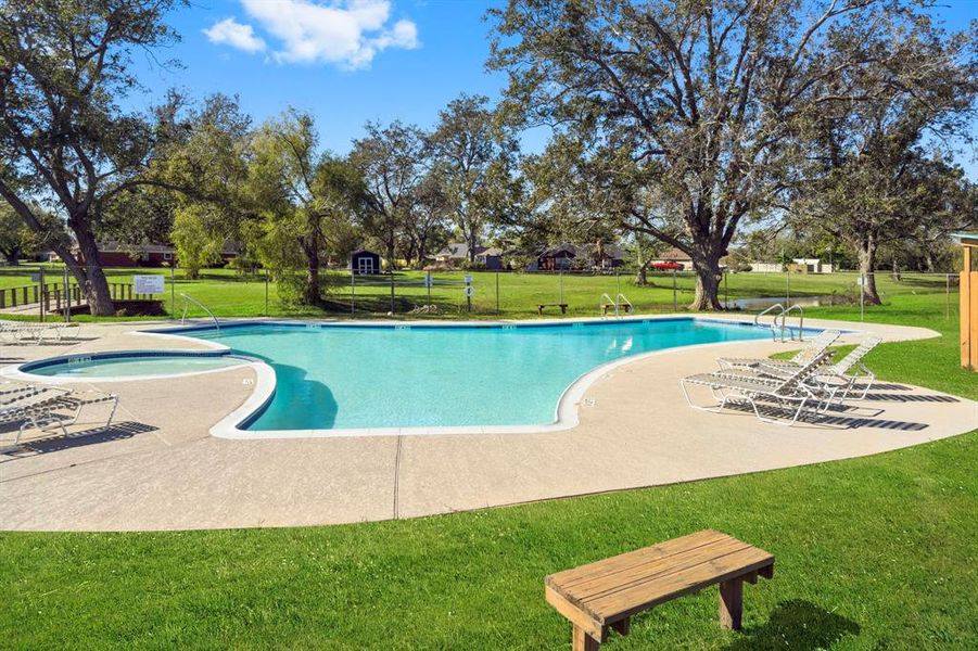 Spend those hot summer days at the resident only community pool.