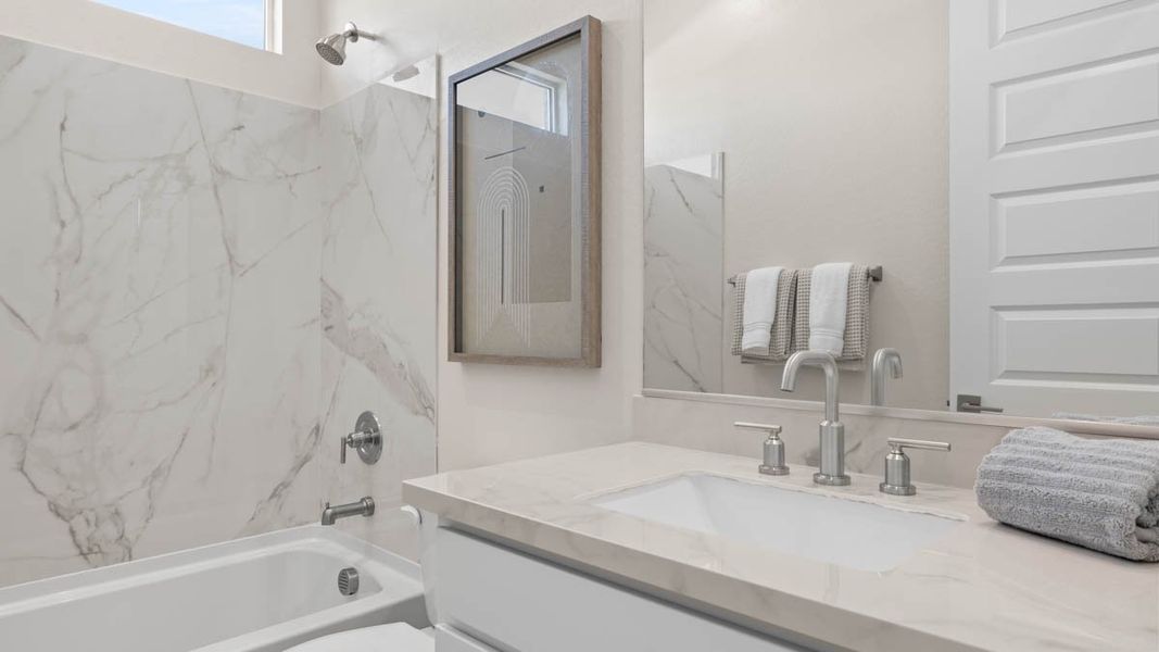 Furnished interior view inside a new home in Zanjero Pass, Waddell (Image 37).