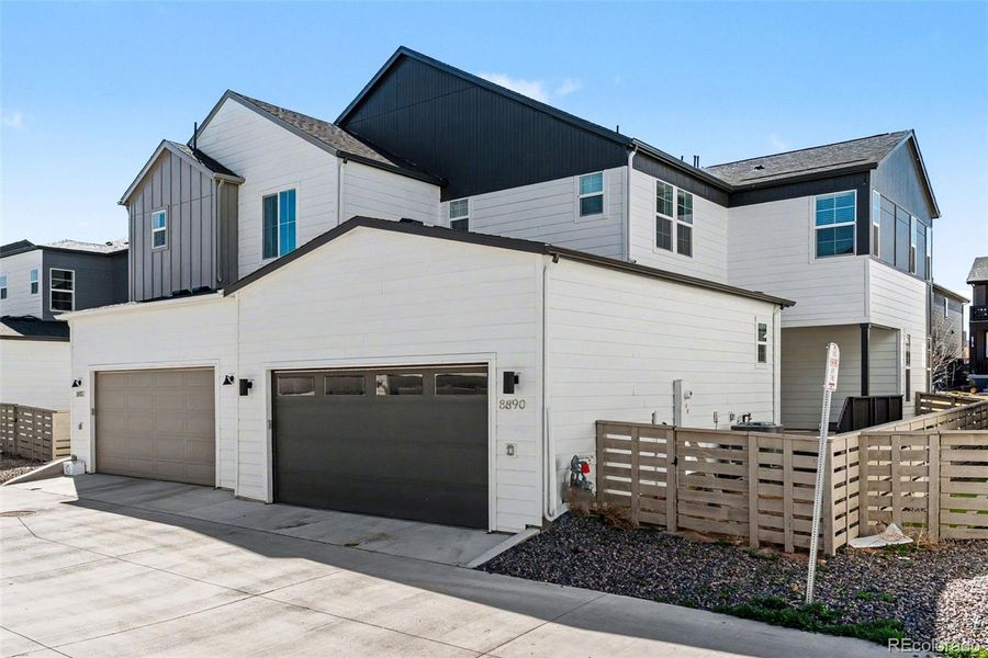 Front exterior of a new home in Trumark Homes at Sterling Ranch, Littleton, CO, highlighting curb appeal (Image 20). Front exterior of a new home in Trumark Homes at Sterling Ranch, Littleton, CO, highlighting curb appeal (Image 20).