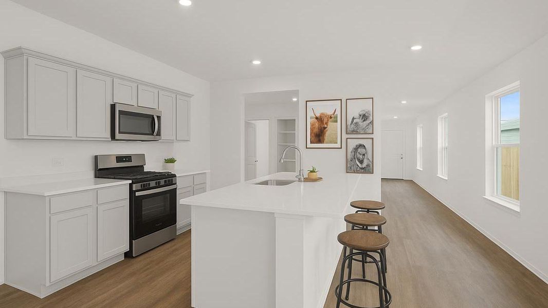 Furnished interior view inside a new home in Venetian Pines, Conroe (Image 5). Furnished interior view inside a new home in Venetian Pines, Conroe (Image 5).