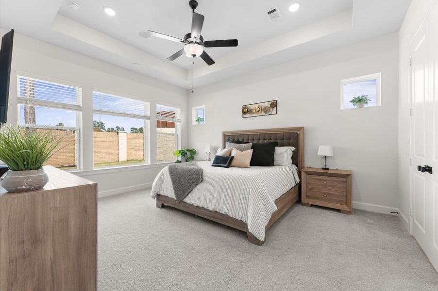 Furnished interior view inside a new home in , Tomball (Image 7).