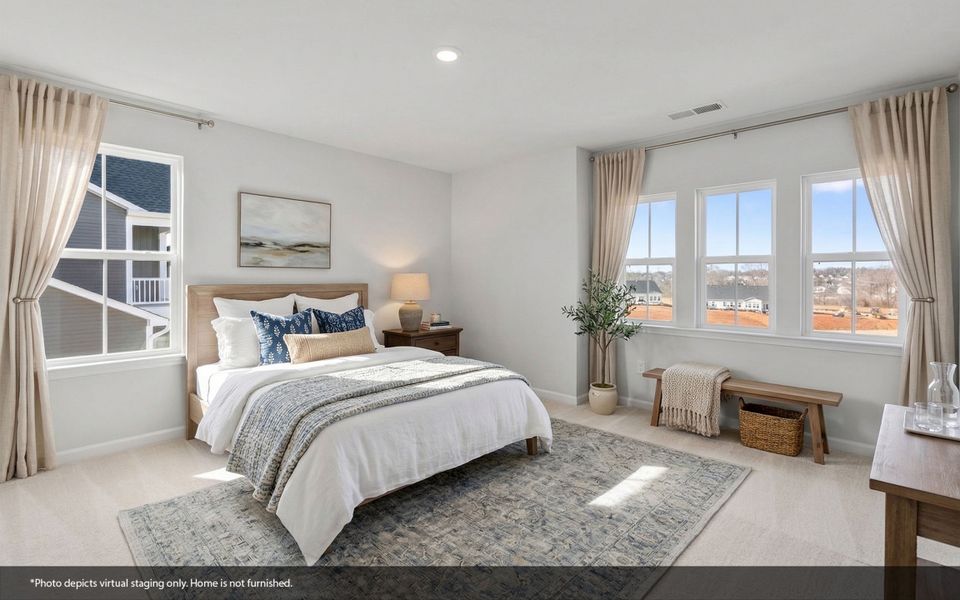 Furnished interior view inside a new home in Fieldstone, Lexington (Image 12).