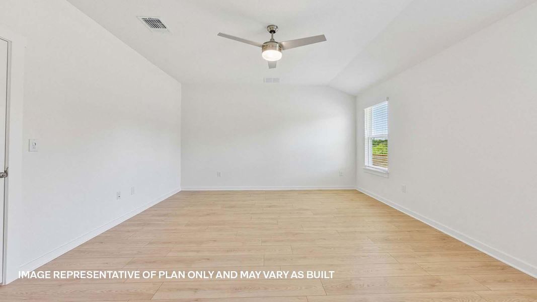 Spacious, unfurnished interior of a new home in Trails at Wildhorse, Austin (Image 14).