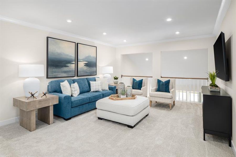 Furnished interior view inside a new home in Newberry 55+, McDonough (Image 14).