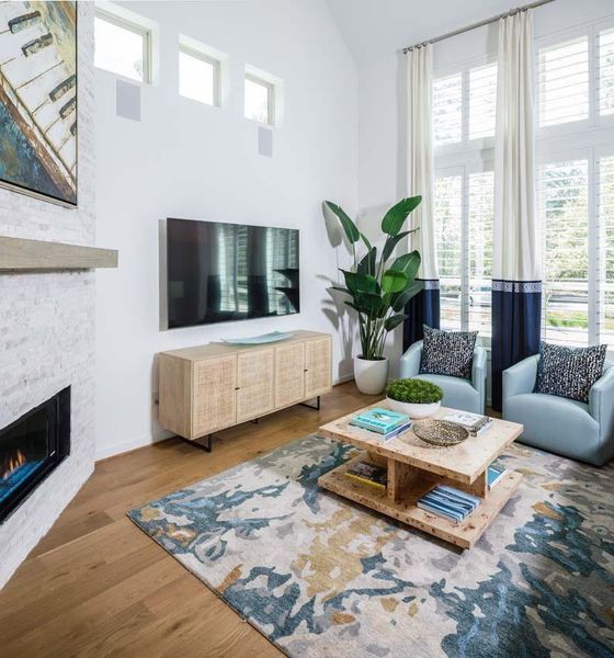 Furnished interior view inside a new home in Woodforest Townhomes, Montgomery (Image 19).