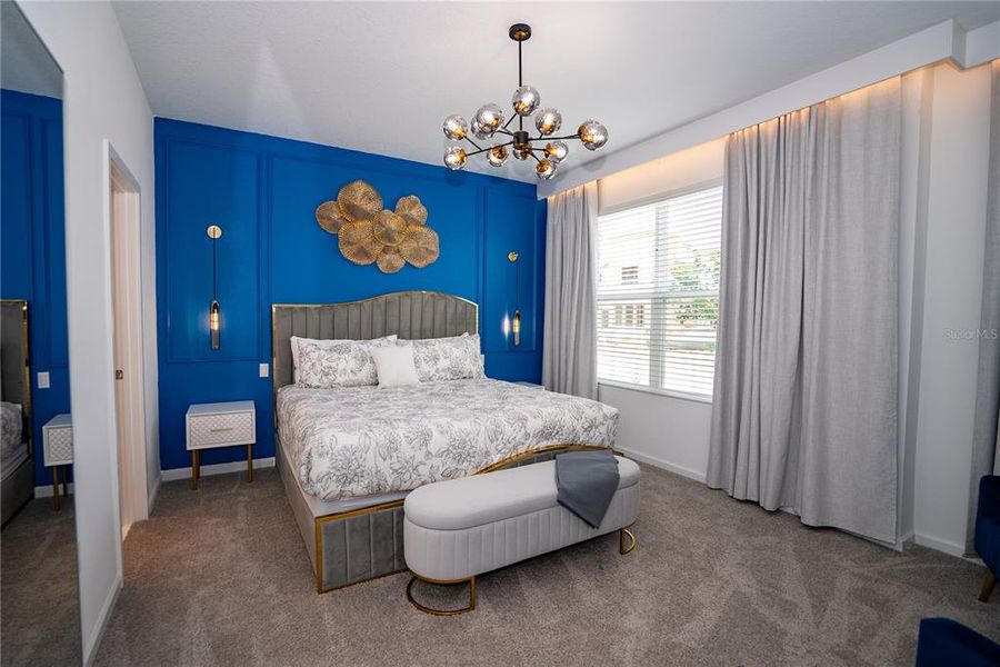 Furnished interior view inside a new home in Solara Resort, Kissimmee (Image 3).