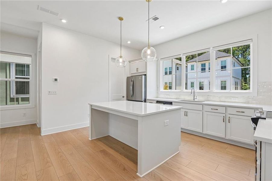 Furnished interior view inside a new home in , Alpharetta (Image 6).