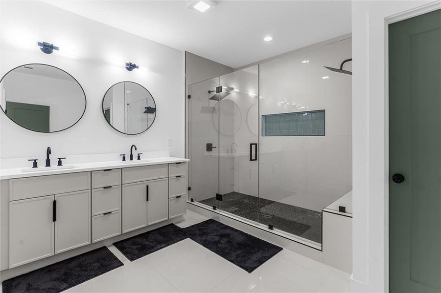 Furnished interior view inside a new home in , Atlanta (Image 58).