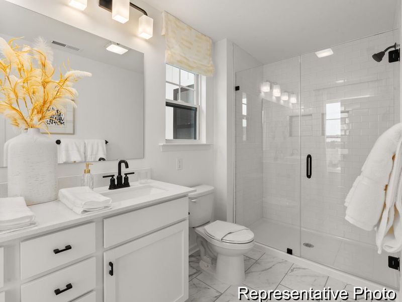 Furnished interior view inside a new home in North District at Flowers Plantation Townhomes, Clayton (Image 11).