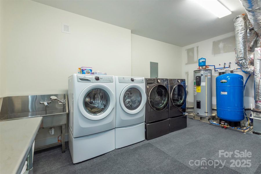 Bonus Laundry and Utility Room with Dog Washing Station