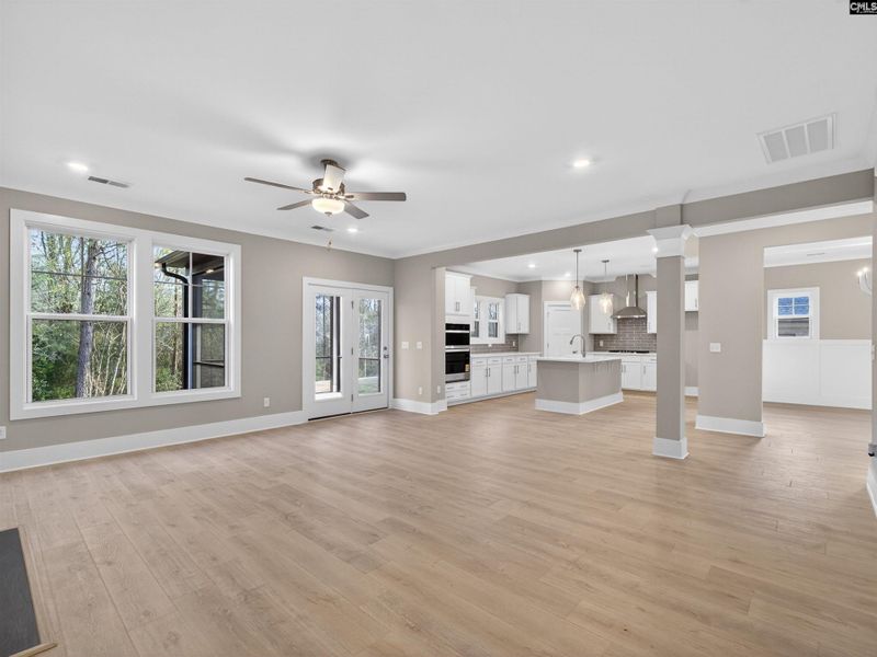 Spacious, unfurnished interior of a new home in Collins Cove, Chapin (Image 43).