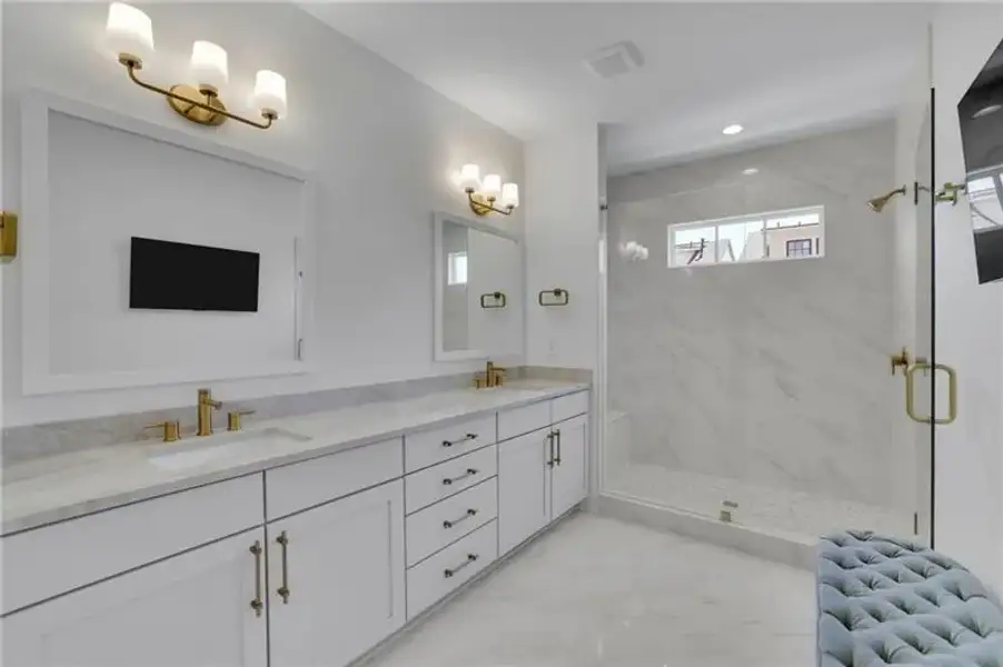 Furnished interior view inside a new home in , Alpharetta (Image 16).