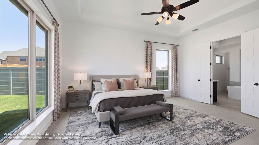 Furnished interior view inside a new home in Ramble, Celina (Image 9).
