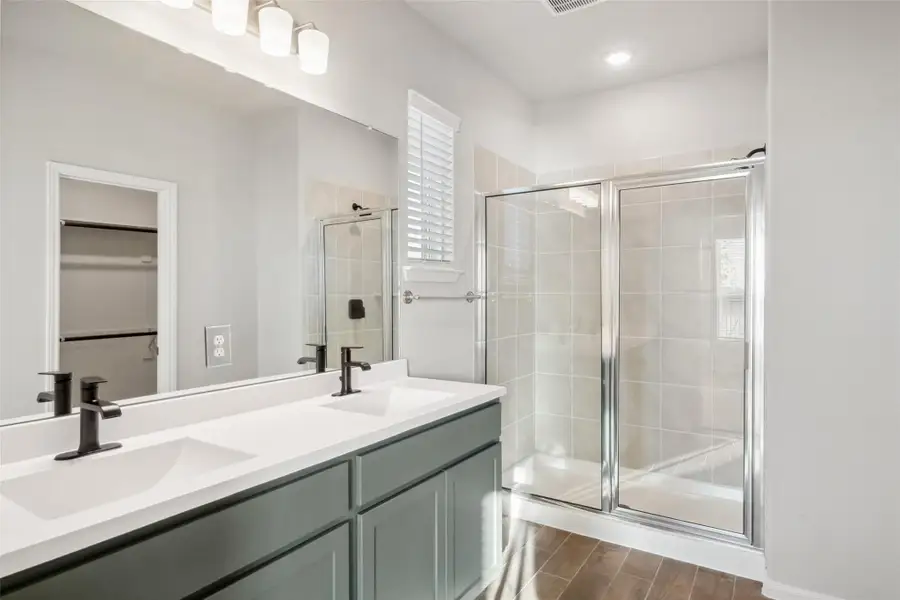 Furnished interior view inside a new home in Rates starting as low as, Iowa Colony (Image 8).