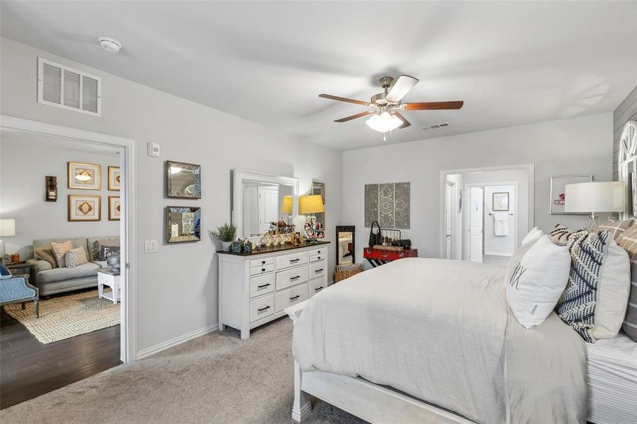 Furnished interior view inside a new home in Gatherings® at Twin Creeks, Allen (Image 10).