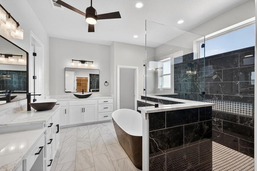 Furnished interior view inside a new home in , Decatur (Image 12).