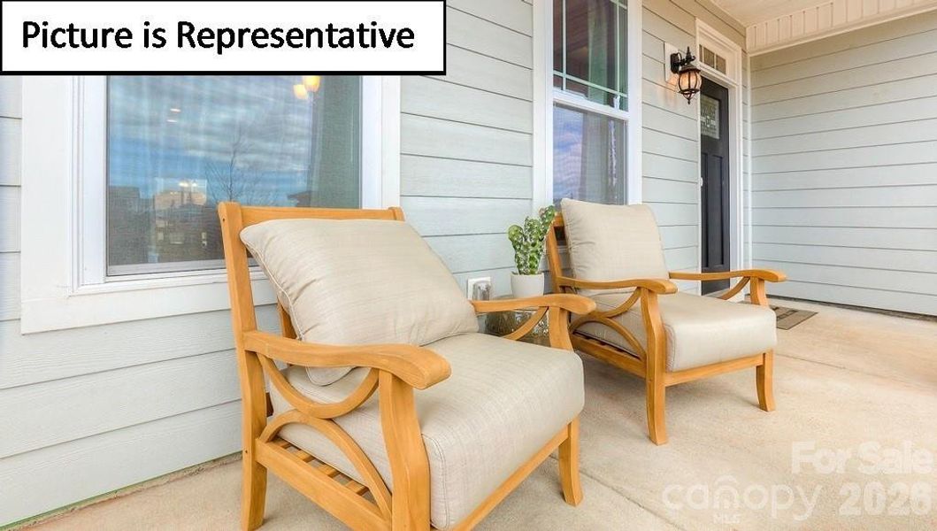 Exterior details and patio area of a home in Falls Cove, Troutman (Image 2). Exterior details and patio area of a home in Falls Cove, Troutman (Image 2).