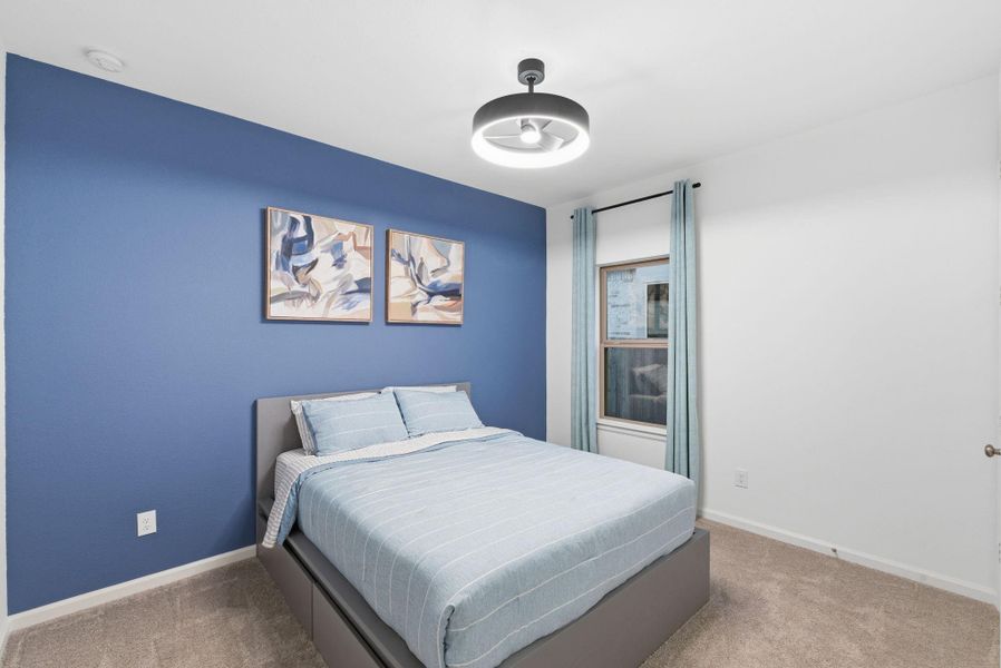 Furnished interior view inside a new home in Meridiana 40'/45', Manvel (Image 39).