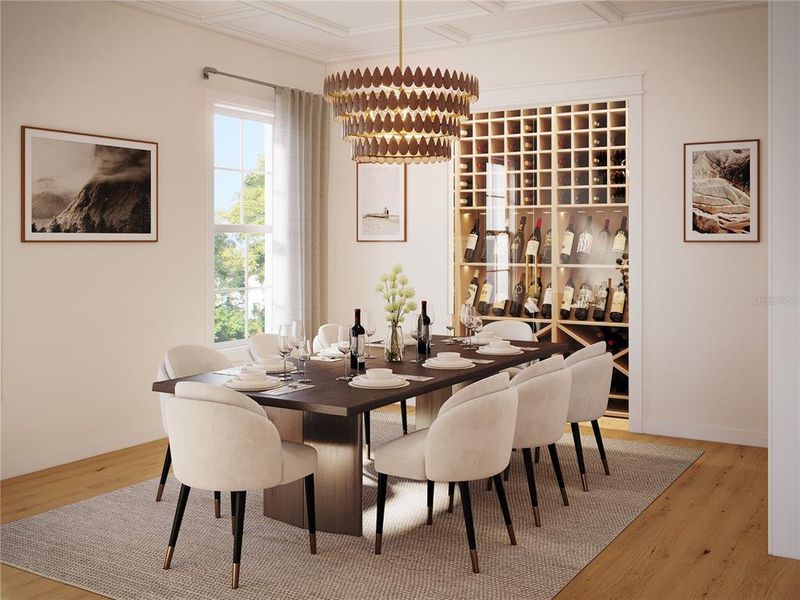 Furnished interior view inside a new home in , Tampa (Image 6). Furnished interior view inside a new home in , Tampa (Image 6).