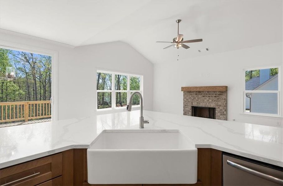 Furnished interior view inside a new home in , Gainesville (Image 17).