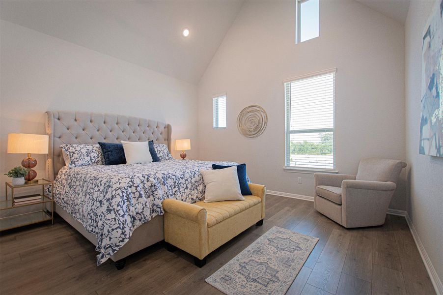 Furnished interior view inside a new home in Sage Hollow, Kyle (Image 12).