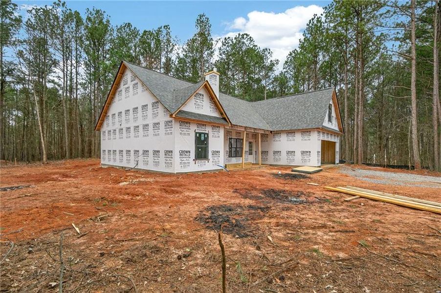 In-progress construction of a new home in , Taylorsville, GA (Image 33).