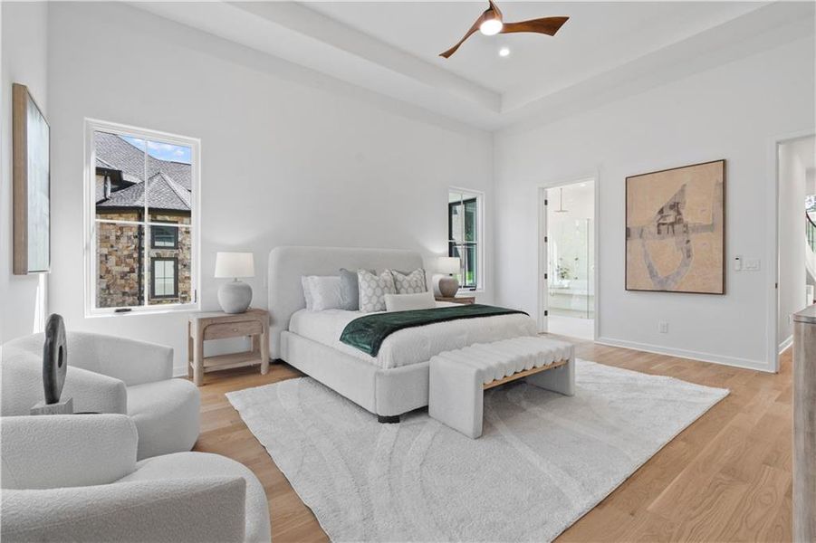 Furnished interior view inside a new home in , Alpharetta (Image 55).