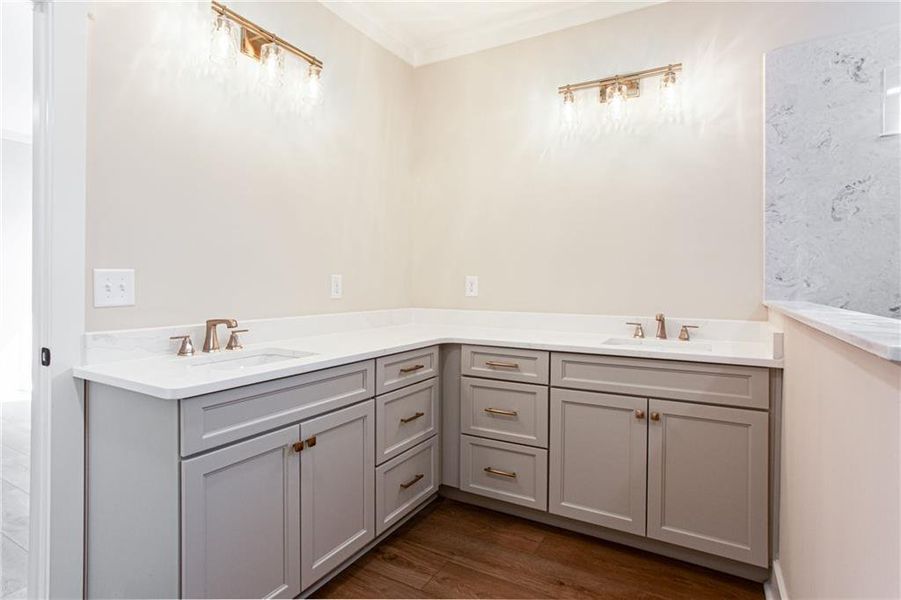 Furnished interior view inside a new home in , Grayson (Image 6).