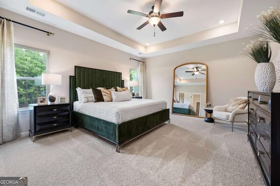Furnished interior view inside a new home in Cobblestone Crossing Commons, Byron (Image 19).