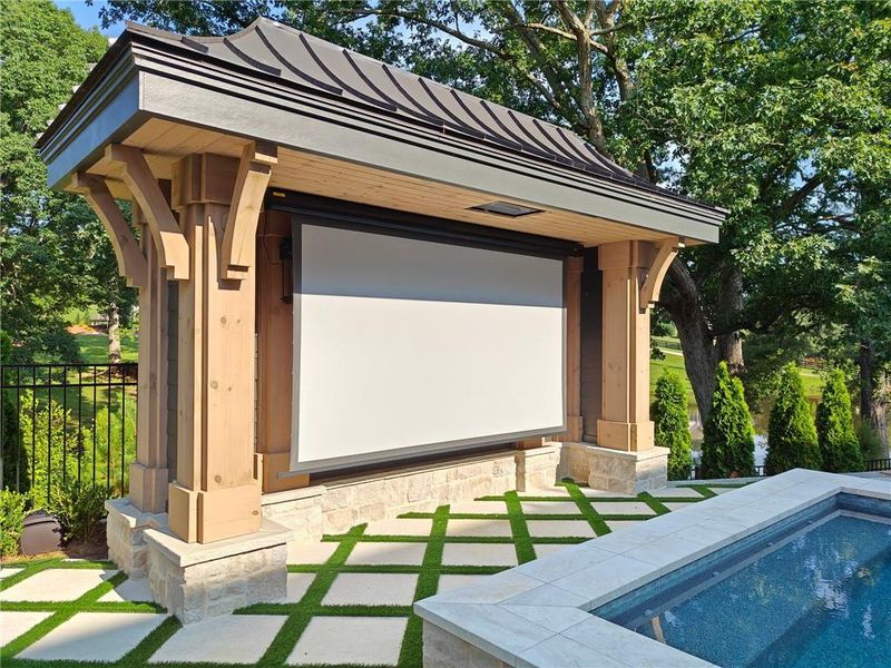 Exterior details and patio area of a home in , Canton (Image 34).