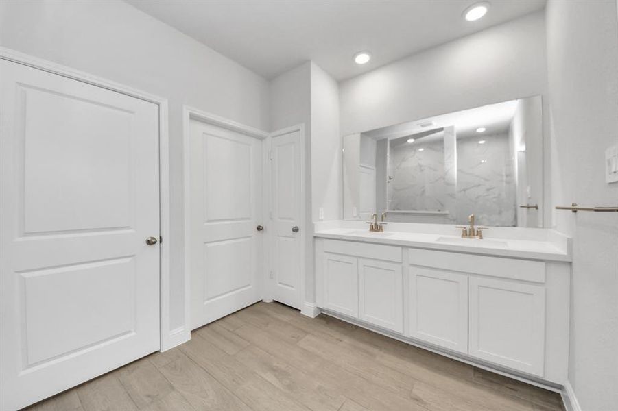 Furnished interior view inside a new home in Elyson: Elyson Duets, Katy (Image 11). Furnished interior view inside a new home in Elyson: Elyson Duets, Katy (Image 11).