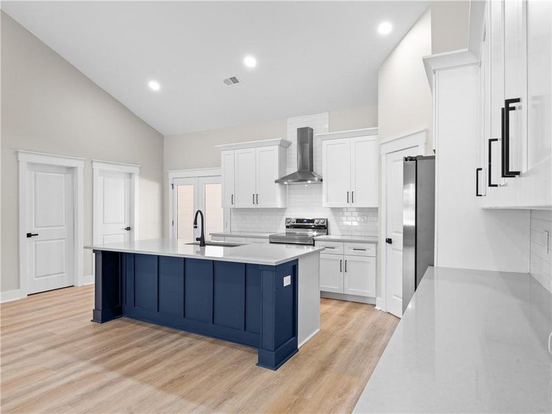 Furnished interior view inside a new home in , Douglasville (Image 11).