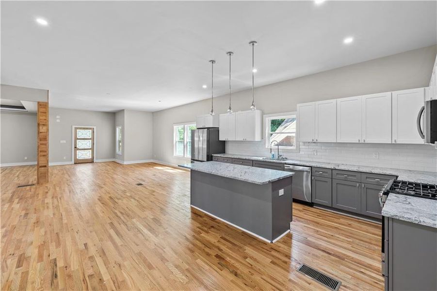 Furnished interior view inside a new home in , Atlanta (Image 9).