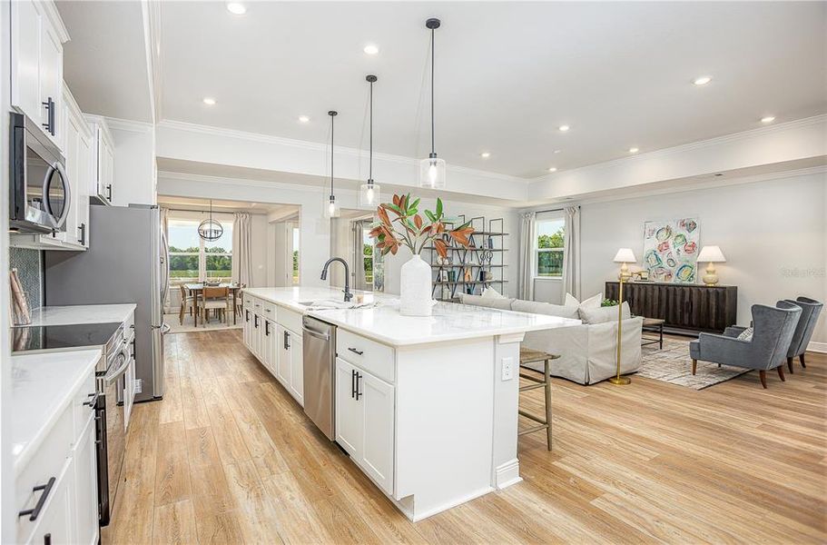 Furnished interior view inside a new home in , Homosassa (Image 15).