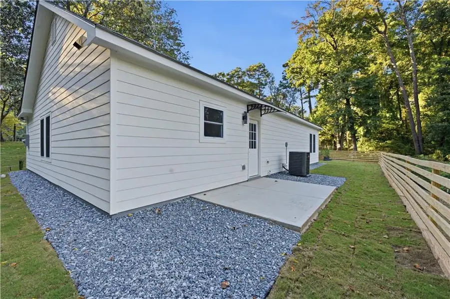 Exterior details and patio area of a home in , Marietta (Image 19).