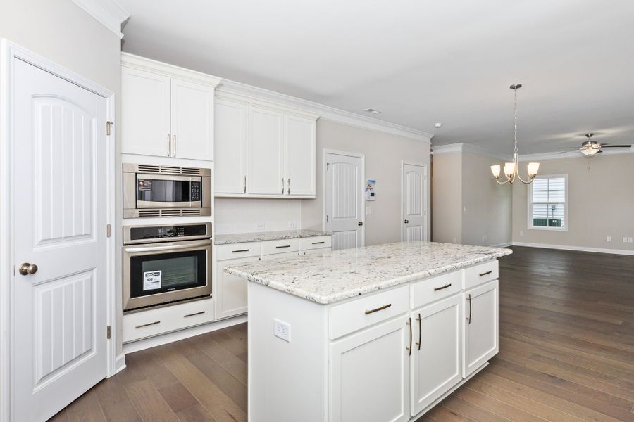 Representative furnished interior of a home built from the Drayton by Caviness & Cates Communities in Maggie Way, Wendell (Image 28).