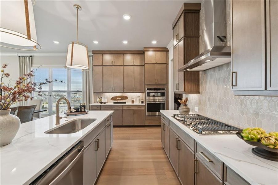 Furnished interior view inside a new home in Palisades Single Family, Cumming (Image 22).