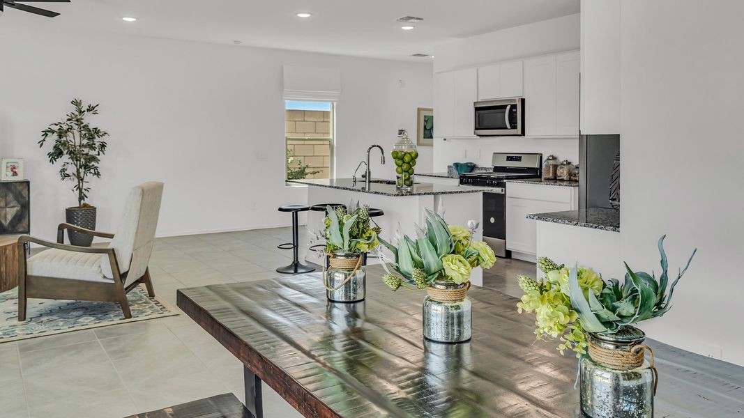Furnished interior view inside a new home in Blackhawk, Tucson (Image 11). Furnished interior view inside a new home in Blackhawk, Tucson (Image 11).
