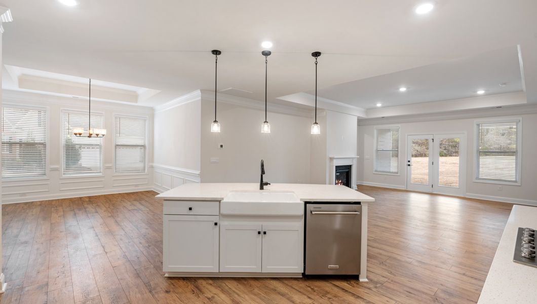 Furnished interior view inside a new home in Arrowood Acres, Enoree (Image 8). Furnished interior view inside a new home in Arrowood Acres, Enoree (Image 8).