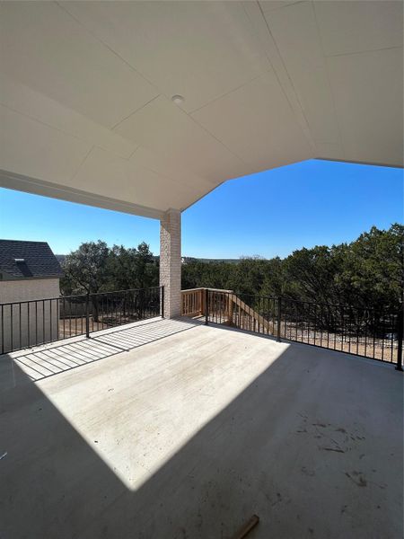Rear Covered Patio & Private Backyard