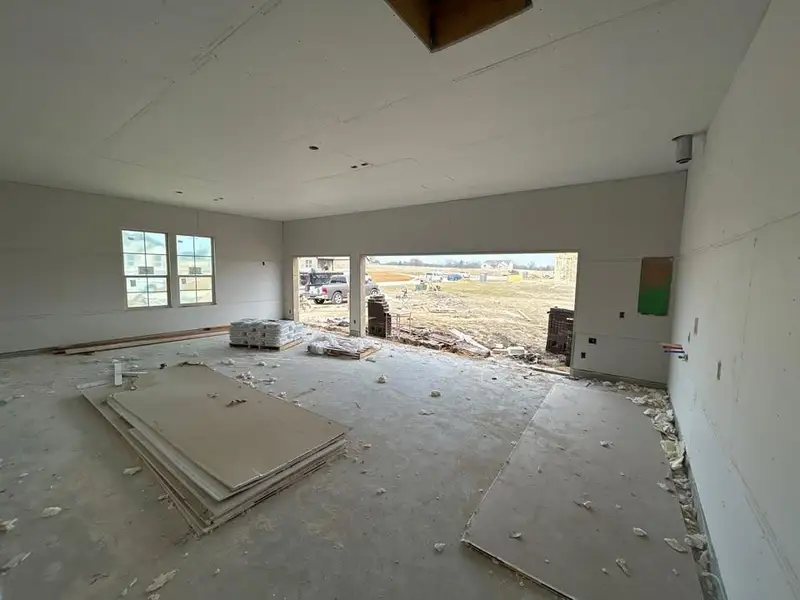 In-progress construction of a new home in Creekview Addition, Van Alstyne, TX (Image 5).