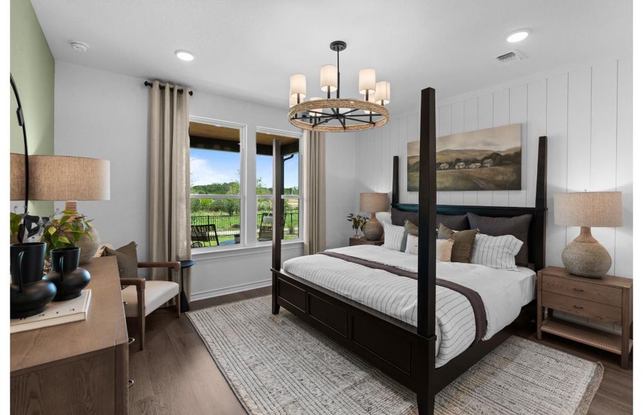 Furnished interior view inside a new home in Del Webb New Braunfels at Veramendi, New Braunfels (Image 17). Furnished interior view inside a new home in Del Webb New Braunfels at Veramendi, New Braunfels (Image 17).