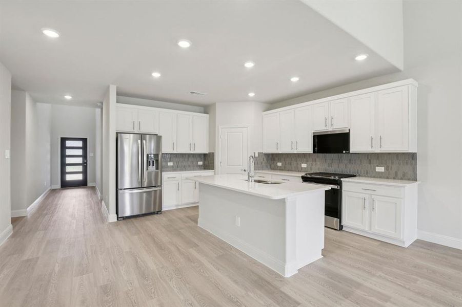 Photo is not of the actual home, but is an inspirational photo of builder’s model home and may depict options, furnishings, and/or decorator features that are not included.