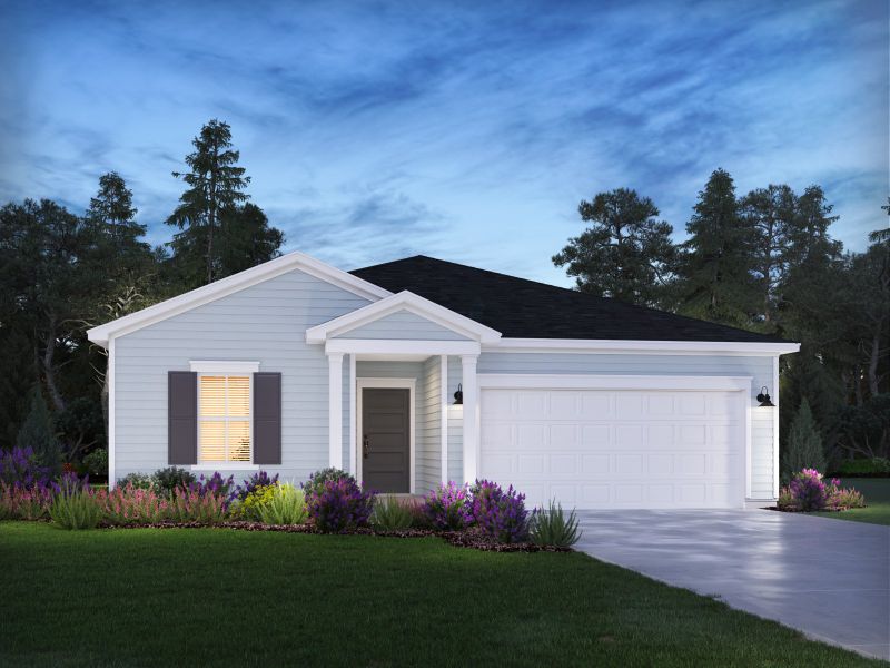 Representative exterior photo of a completed home built from the Gibson by Meritage Homes in Mission Hills, La Vergne, TN (Image 2).