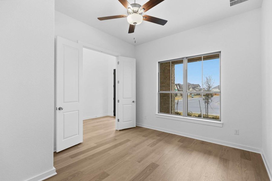 Double doors in Study